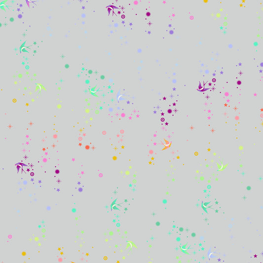 Tula Pink - Graywork - Fairy Dust - Fog - PWTP133 - PRE ORDER