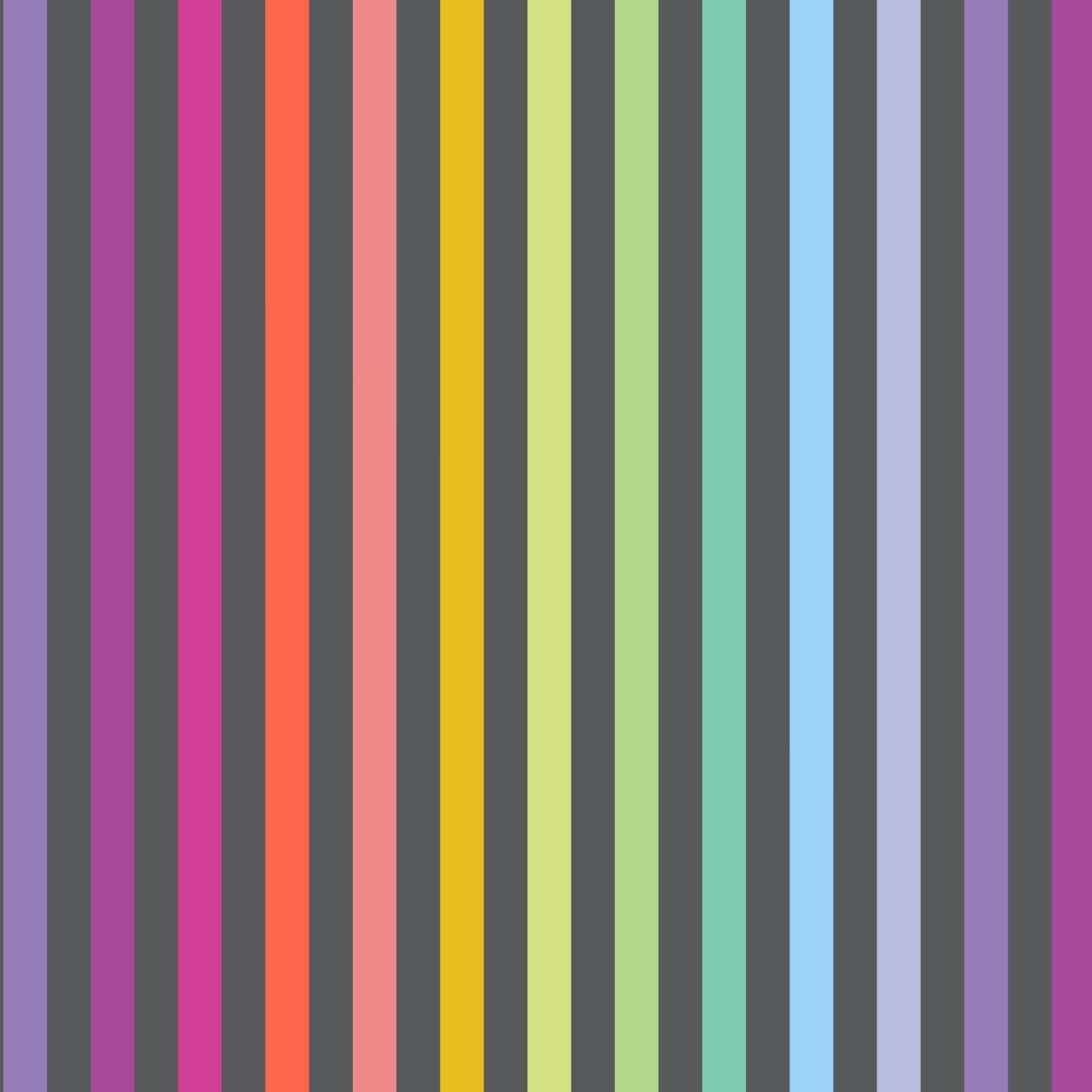 Tula Pink - Graywork - Disco Stripe - Carbon - PWTP231 - PRE ORDER