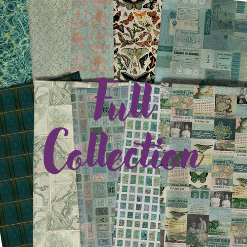 Palette Teal FQ Pack 10 Pcs - Tim Holtz - FB4FQTH.TEAL
