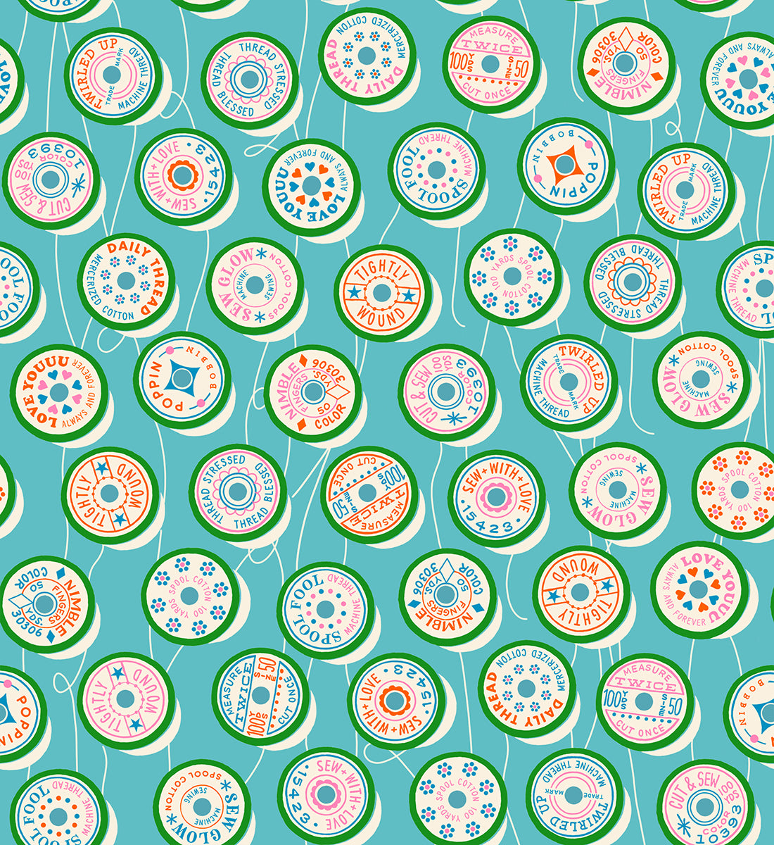 Trinketry - Ruby Star Society- Spools - Turquoise- RS0111 18