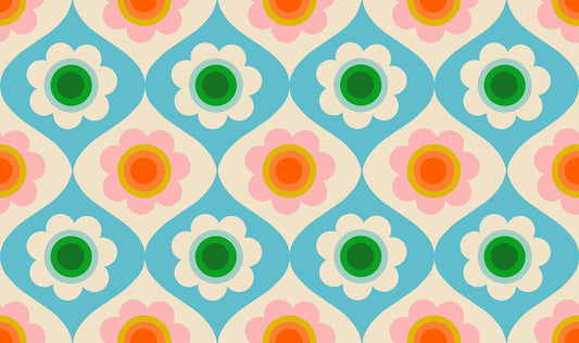 Trinketry - Ruby Star Society- Trinketry Floral - Turquoise - RS0114 18