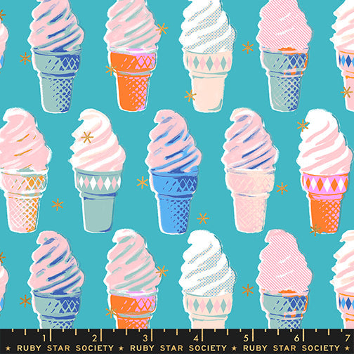 Best Day Ever - Ice Cream - Dark Turquoise - Ruby Star - RS0105.17M