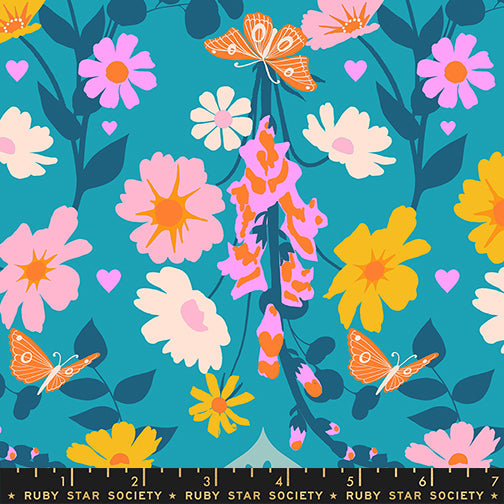 Best Day Ever - Foxgloves - Summer Sky - Ruby Star - RS0106.15