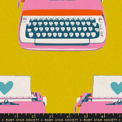 Best Day Ever - Canvas Typewriters - Golden Hour - Ruby Star - RS0108.17L