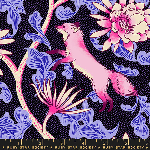 Glow Garden - Fox Bloom - Black - Ruby Star - RS2112.13