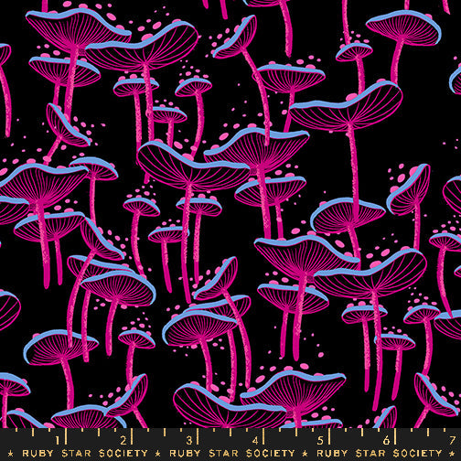 Glow Garden - Fungi - Black - Ruby Star - RS2115.17