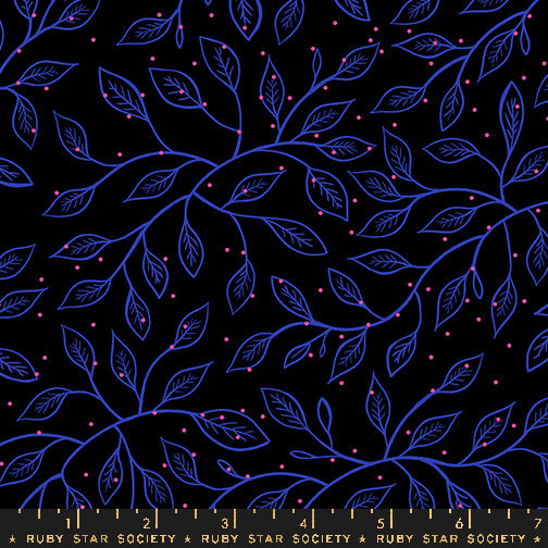 Glow Garden - Wandering Vine - Black - Ruby Star - RS2118.14