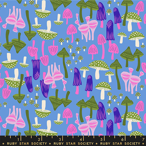 Hello Alice - Mushroom Land - Lindley Blue - Ruby Star - RS2124.13