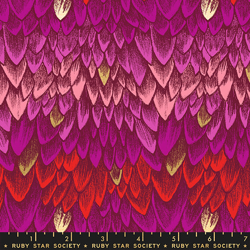 Ruby Star Society - Fireglow - By Sarah Watts - Scales - Rose - RS213411M