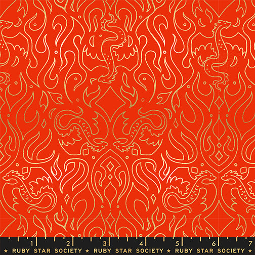 Ruby Star Society - Fireglow - By Sarah Watts -  Scribe - Poinsettia - RS213712M