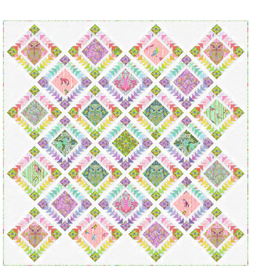 Rainbow Forest Quilt Pattern