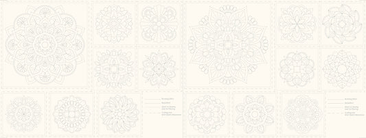 Sashiko Panel - Mandala - Devonstone