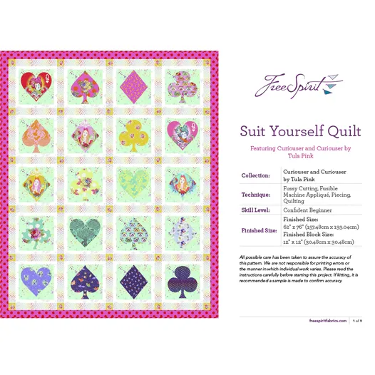 Suit Yourself Quilt Pattern