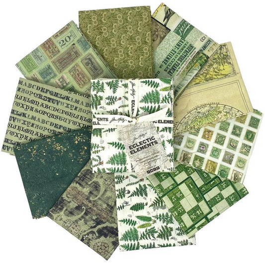 Palette Green FQ Pack 10 Pcs - Tim Holtz - FB4FQTH.GREEN