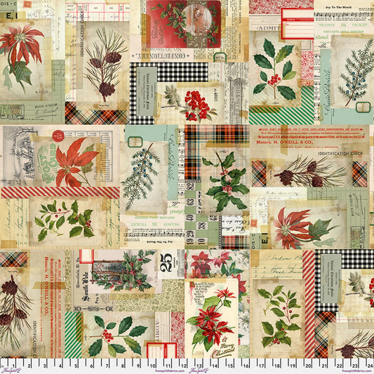 Holidays Past Collection by Tim Holtz | 108" Wideback | QBTH012.MULTI