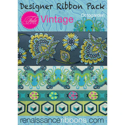 Tula Pink - Vintage Ribbon Pack - Octogarden