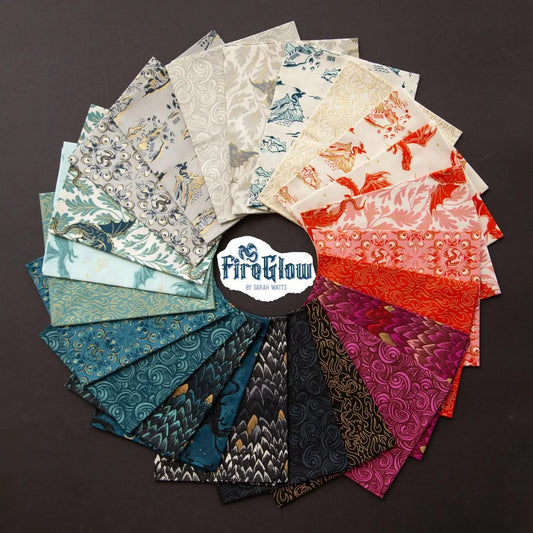 Ruby Star Society - Fireglow - By Sarah Watts - Fat Quarter Pack - Hand Cut