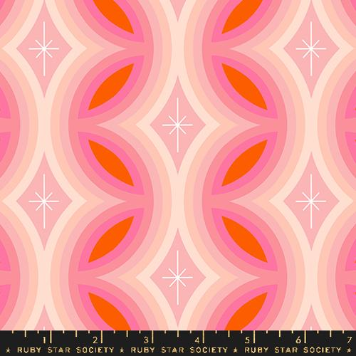 Ruby Star Society - Juicy - Rattan Geometrics Stripe Border Retro- Balmy - fabric - RS008711