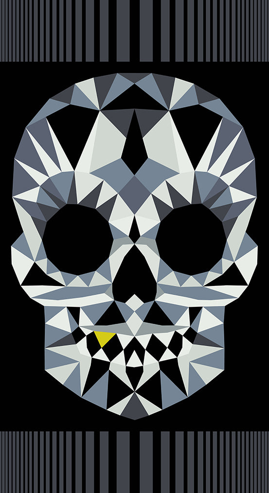 The Watcher - Libs Elliott  - Skull Panel - Charcoal