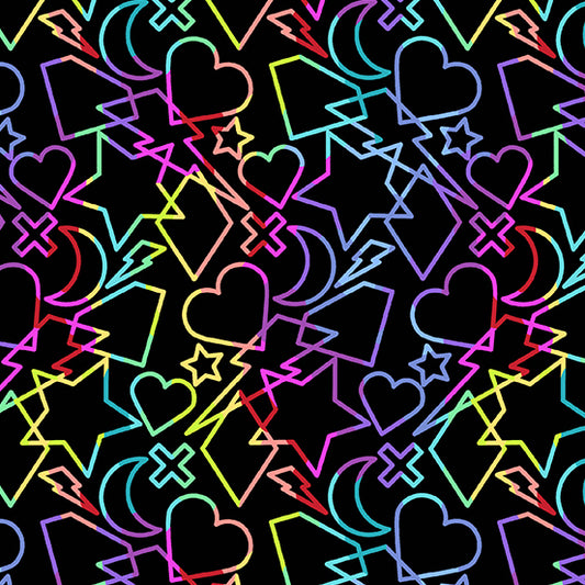 Libs Elliott - Beguiled - Charms - Black - Fabrics - Australia