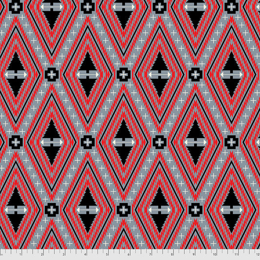 Holiday Homies Flannel - Tula Pink - Family Tree - Blue Spruce