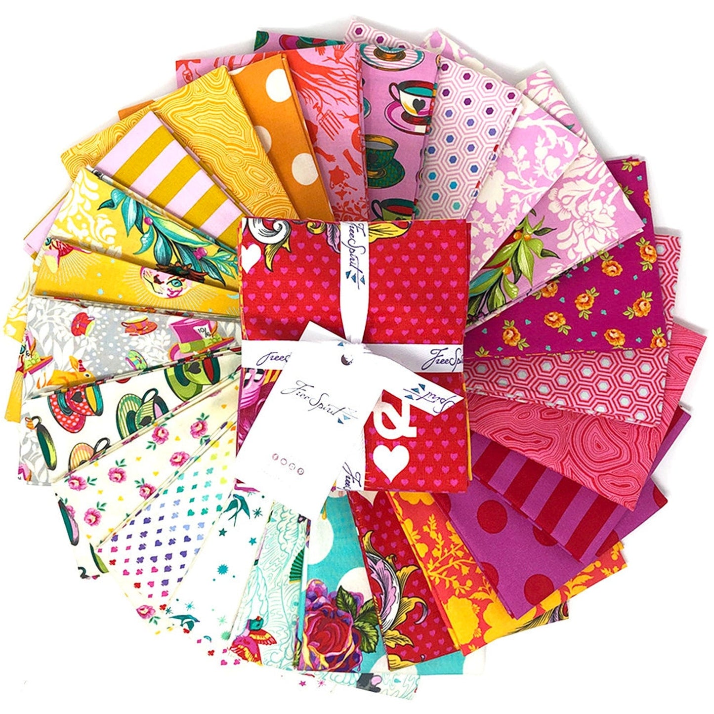 Tula Pink - Curiouser & Curiouser - Fat Quarter pack - Wonder