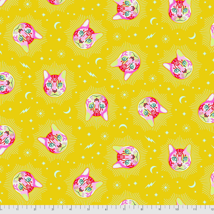 Tula Pink - Curiouser & Curiouser - Cheshire cat - Wonder - fabric - Australia, PWTP164.WONDER