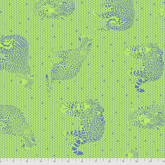 Tula Pink - Daydreamer - Lil Jaguars - Kiwi