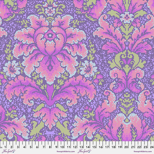 Tula Pink - Parisville (Deja Vu) - Damask Dot - Violet