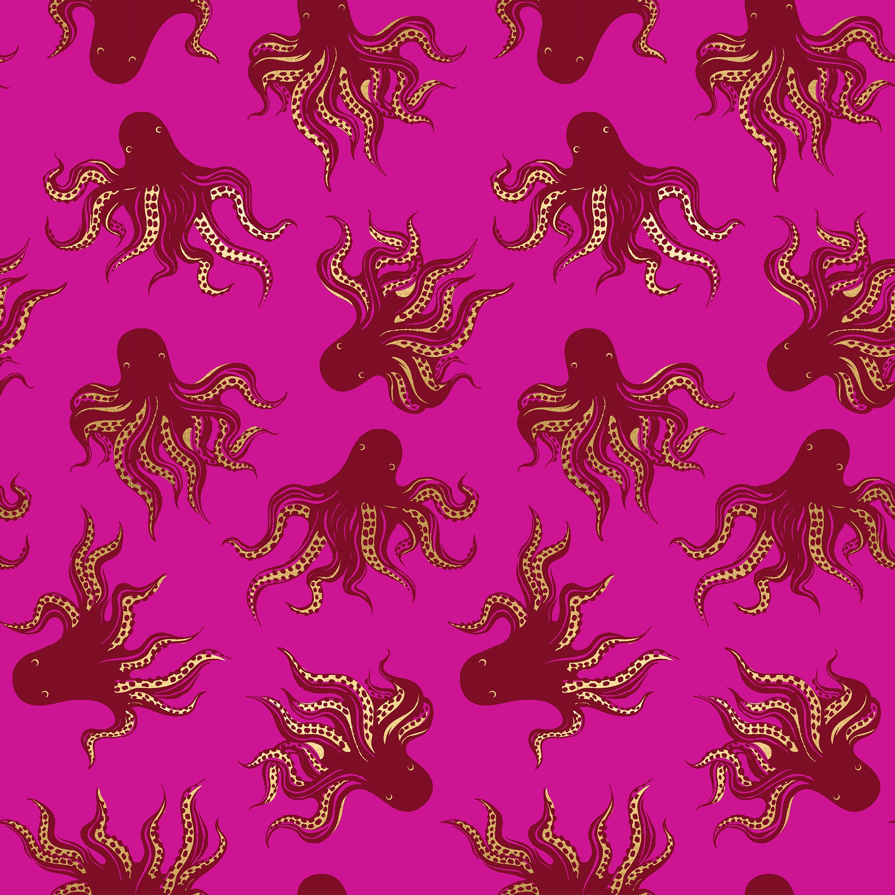 octopus pattern fabric