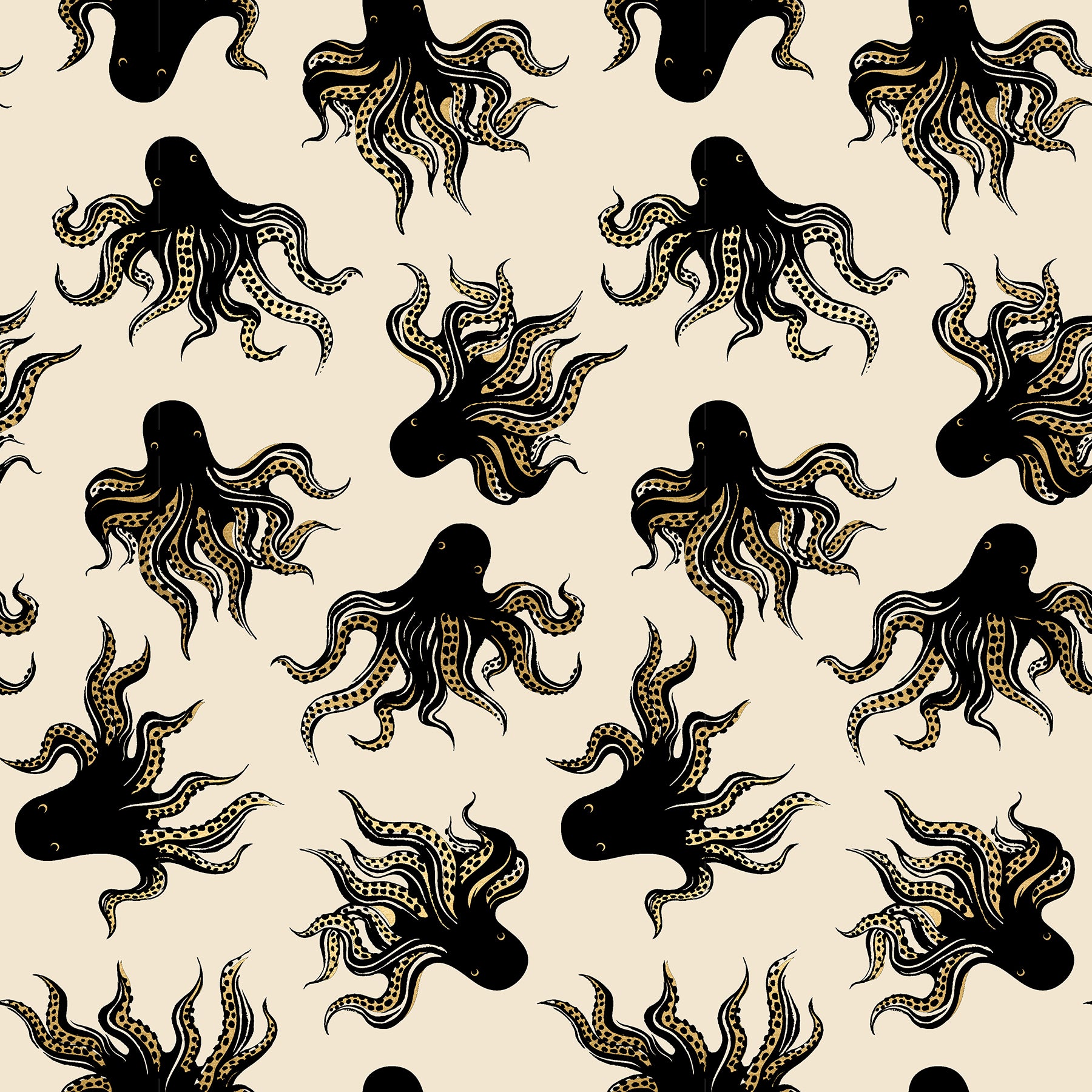 octopus pattern fabric