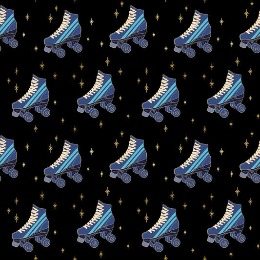 RubystarSociety-RSS-Darlings2-Rollerskates-BlackMetallic-fabric-Sunshinecoast-RS5059-16M