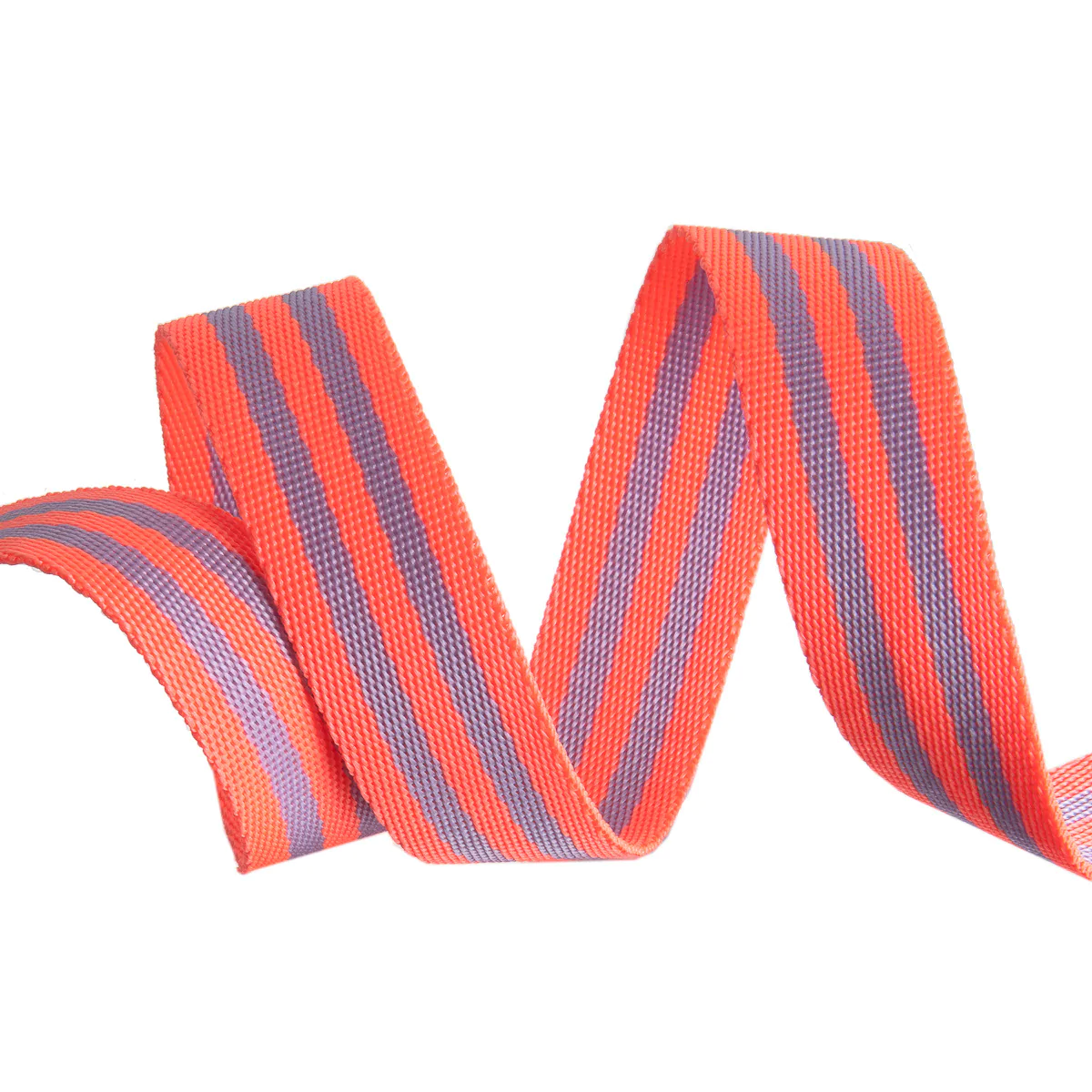 Tula Pink - Peach Berry - 1" Nylon webbing-  double line