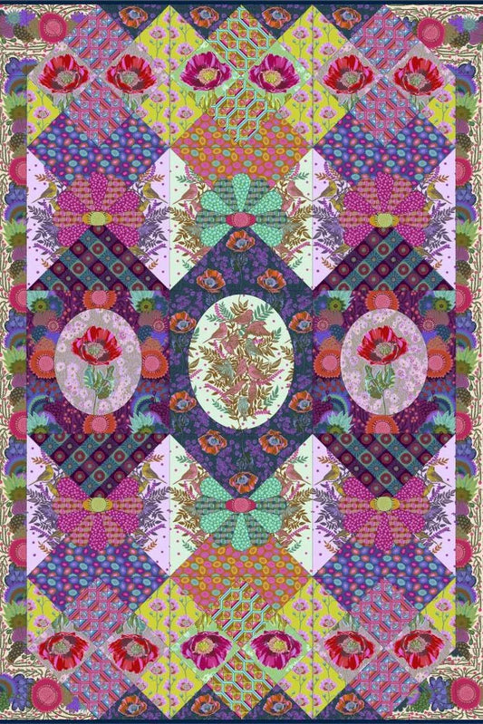 Anna Maria Horner | Visions Quilt Kit | Acrylic Templates |Limited edition