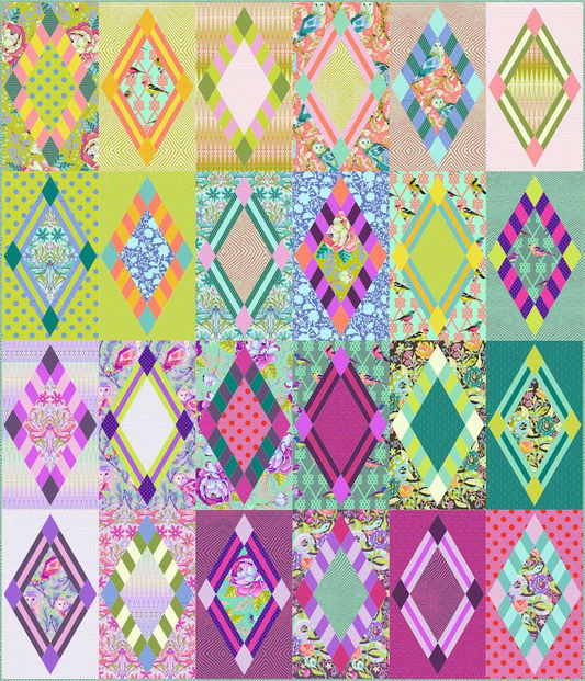 KITQTTP-RISESHINE, Tula Pink, Moon Glow, Quilt Kit,